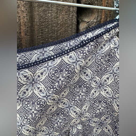 Pendleton Blue & White Floral Skirt - Picture 5 of 7